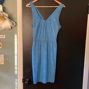 Madewell mini dress with ditsy floral xback and pockets sz.M